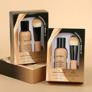 Fond de teint personnalisé végétalien luxe gratuit durable base pour le visage maquillage naturel biologique fond de teint liquide