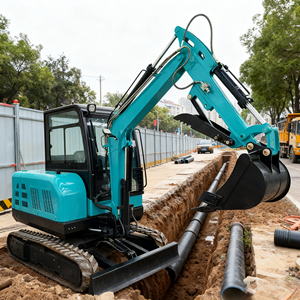 Nueva Miniexcavadora Económica, Excavadora de Construcción, Microexcavadora de Orugas, Precios de Microexcavadoras de 3 Toneladas y 3.5 Toneladas en Venta - Product Image 2