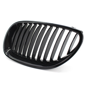 Rejilla de coche BMW en negro brillante de plástico ABS para E60 E61, pieza de repuesto para parachoques A-E60-L - Product Image 4