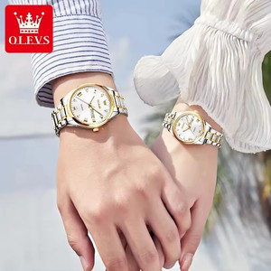 Envío Directo Olevs 5563 Reloj con Logotipo Personalizado, Reloj de Pulsera de Cuarzo de Moda para Parejas, Reloj Inteligente para Enamorados - Product Image 4