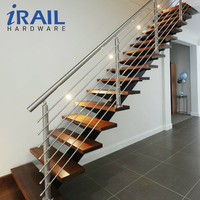 Barrière de sécurité anti-escalade en métal pour clôture extérieure, garde-corps pour escaliers, portail de balcon, construction en fer et acier durable