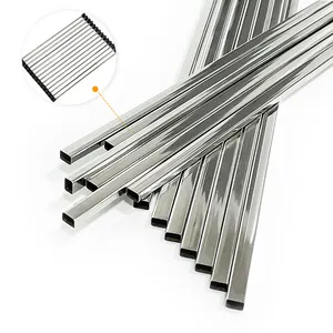Manufacturer High Quality Stainless Steel Square Pipe Tube Accept Customized Size Suitable for Kitchen Rack Products