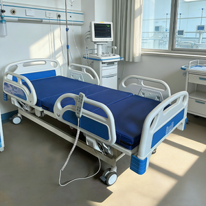 <span class=keywords><strong>Lit</strong></span> médical électrique ABS à cinq fonctions pour hôpital et soins à domicile, <span class=keywords><strong>lit</strong></span> médical réglable en hauteur - Product Image 5