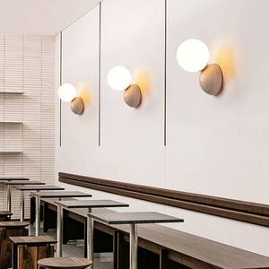 Lámpara de Pared de Piedra Huangdong E27 con Interruptor LED, IP65, Iluminación Interior - Product Image 2