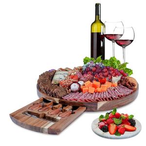 Planche à découper blanche Sublimation, pour viande et <span class=keywords><strong>fromage</strong></span>, <span class=keywords><strong>plateau</strong></span> en marbre, bois d'acacia, vente en gros - Product Image 6