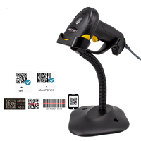 Escáner de Códigos de Barras KEFAR 1D+2D QR Inalámbrico 2.4G con Batería, Lector de Códigos de Barras Android Portátil con Soporte