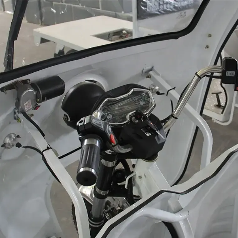Venta directa de fábrica Nuevo diseño Gasolina Tres ruedas Cargo Motocicletas Triciclo con sistema de refrigeración