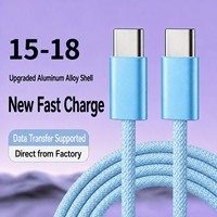 Nuevo Cable de Carga Rápida Tipo-C de 60W con Cubierta Trenzada de TPE/PVC para Relojes Inteligentes y Escáneres de Código de Barras
