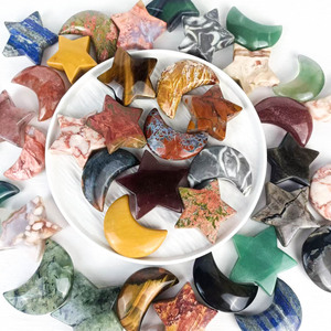 Factory <strong>Price</strong> Mineral Ornamental Healing Gemstone Crystal Moon and Star for Feng Shui - Product Image 3