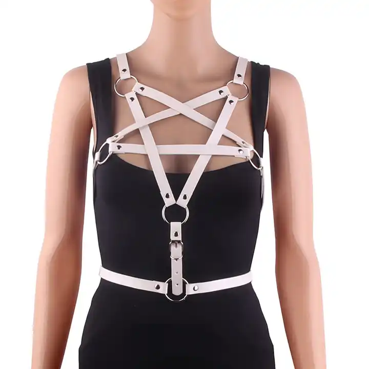 Leather Harness Bra, Bondage Harness Bra, Bdsm Harness Women