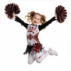 <span class=keywords><strong>Disfraz</strong></span> de Halloween para Niñas, <span class=keywords><strong>Disfraz</strong></span> de <span class=keywords><strong>Zombie</strong></span> <span class=keywords><strong>Animadora</strong></span>, Vestido Espeluznante para Fiesta (Poliéster) - Product Image 4