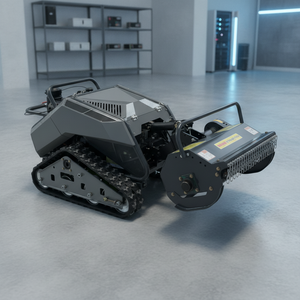 Free Shipping CE Diesel Zero Turn <b>Remote</b> Crawler <b>Mower</b> High Power <b>Flail</b> Machine For Wild Grass & Small Shrub Land Reclamation - Product Image 1