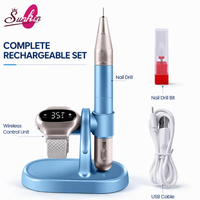 Lime à ongles électrique professionnelle sans fil rechargeable USB avec moteur sans balais, 900 mAh, personnalisable avec logo, pour retirer le vernis à ongles en salon