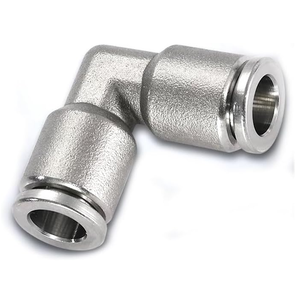 Raccord coudé XHnotion 90 degrés 1/2 pouce en acier inoxydable forgé à connexion rapide pour tuyau PEX - Product Image 2