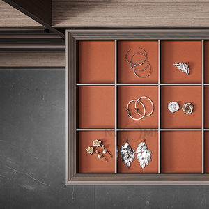 Étagère de rangement pour armoire NUOMI série Ralphie, à fermeture douce, extractible, décorative - Product Image 4