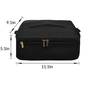 Car Food Warmer Portable 12V Car Heated <span class=keywords><strong>Lunch</strong></span> Box Black <span class=keywords><strong>Lunch</strong></span> Bag Set Small Cooler Bags Custom Logo <span class=keywords><strong>Lunch</strong></span> Bag For Girls Stylish - Product Image 2