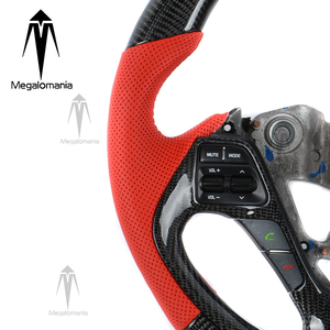 Ajustement pour <span class=keywords><strong>KIA</strong></span> K3 K5 K3S KX5 Forte Forte GT K2 K4 KX1 <span class=keywords><strong>Kia</strong></span> Stinger volant en Fiber <span class=keywords><strong>de</strong></span> carbone - Product Image 3