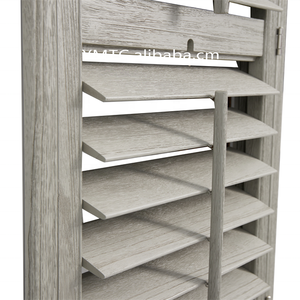 Hiện đại cổ bằng gỗ cửa sổ màn trập cho trang trí nội thất ngang mở lưỡi khung cho phòng khách trồng gỗ bao gồm - Product Image 6