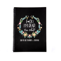 2025 Personnalité Conception Votre planificateur de vie et Journal Spiral Bound Cover Je suis un planificateur de fin de vie
