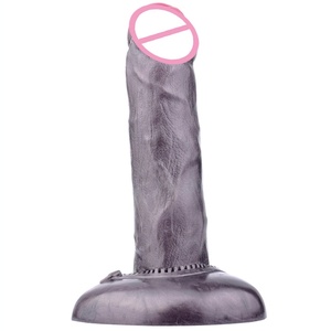 YOCY NEW 8 Inch Realistic <b>Dildo</b> Liquid Silicone Soft Sex Toy Erotic Black <b>Dildo</b> Masturbation Waterproof Sex Toy for Adult - Product Image 2