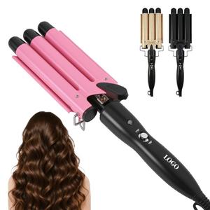 0728 Plancha de Pelo Profesional con Logotipo Personalizado, Pantalla LCD de Temperatura, Herramientas Portátiles para Ondular el Cabello - Product Image 3
