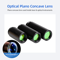 Custom Plano Concave Optical Glass Lens Custom Size Focal Length for Laser Expander Optical Instrument Lab Use