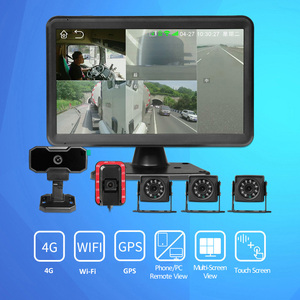 5 kênh HD 4G di động <span class=keywords><strong>DVR</strong></span> và 10.1 inch Xe Màn hình tích hợp <span class=keywords><strong>DVR</strong></span> cho xe đảo chiều và ghi âm (4ch/6ch/8CH tùy chọn) - Product Image 1