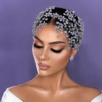 Diadèmes faits main en alliage, cristal et strass, style couronne de vigne, pour fiançailles, anniversaire, bal de promo, mariage, cadeau de fête prénuptiale, accessoire de tête tendance