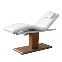Table de Soin Ajustable Haut de Gamme pour Salon de Beauté et SPA, Lit de Beauté Électrique avec Mécanisme de Levage pour Extensions de Cils