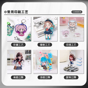 Aimants de réfrigérateur en acrylique Qianying, taille et couleur personnalisées, portrait DIY, cadeau pour animaux, dessins animés, souvenirs - Product Image 4