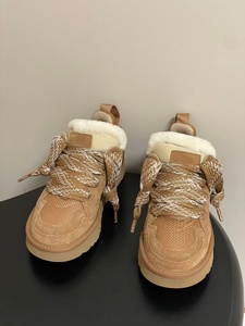 Fashionable trend brown casual shoes with thick rubber soles and anti-slip properties. High-quality sneakers. - Product Image 4