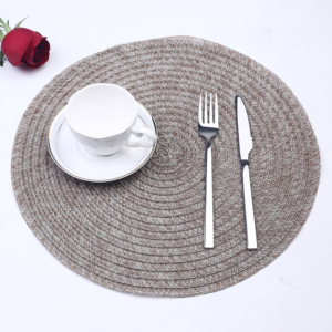Vente en gros de tapis de table en similicuir PVC et PE de qualité alimentaire anti-brûlure décoration de table de cuisine; vente en gros de tapis et tampons - Product Image 1