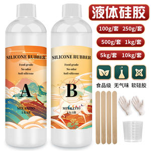 ברכיים סיליקון <span class=keywords><strong>Ab</strong></span> דבק מזון כיתה 1:1 נוזלי סיליקון Diy שחרור בוץ להרגיש ברכיים דבק רך סיטונאי - Product Image 2
