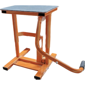 Plateforme de levage pour moto tout-terrain, support de réparation et de changement de pneus, avec cric et support de stationnement - Product Image 1