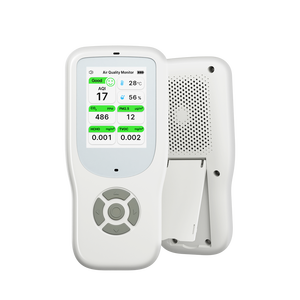 Détecteur de gaz portable, moniteur de qualité de l'air pour CO2, PM2.5, HCHO, TVOC avec écran TFT-LCD - Product Image 1