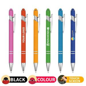 Custom Logo Promotional Metal <b>Ballpoint</b> <b>Pen</b> 1.0mm Black Ink with 16 Color Options - Product Image 6