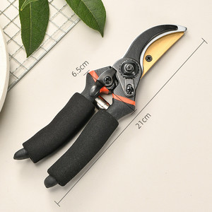 Đen pruner dụng cụ làm vườn nhà máy Shears chi nhánh Kéo cắt tỉa với nhôm xử lý Mn-thép <span class=keywords><strong>citrus</strong></span> pruner - Product Image 3