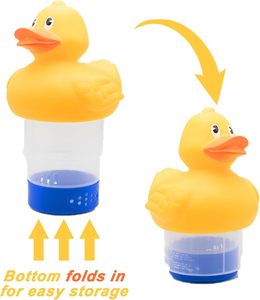 Satisfacción garantizada Dispensador de cloro para piscina flotante pequeño y compacto Herramienta de limpieza y accesorio fáciles de usar - Product Image 3
