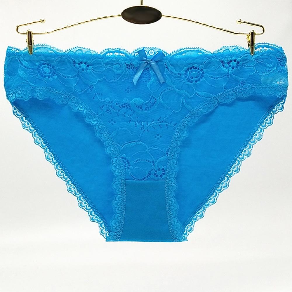 Wholesale Women Inner Wear Cotton and Lace Mix Seamless Underwear Pack Sexy Brief Panty Girls