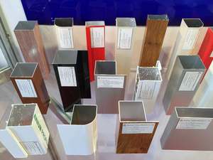 40x40 كريم بأكسيد سلسلة أنابيب سبائك الألومنيوم لمحات جانبية مع خدمة القطع لسوق عراق - Product Image 2