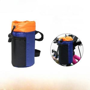 Bolsa Colgante Multifuncional, Duradera, de Gran Capacidad, Simple y Casual para Bicicleta Plegable, para Botella de Agua, Vaso, Almacenamiento en el Manillar - Product Image 1
