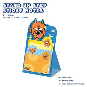 Bloc de <span class=keywords><strong>Notas</strong></span> Adhesivas con Forma de Monstruo de Stranger Things - Set de Blocs de <span class=keywords><strong>Notas</strong></span> Escalonados para Exhibición en Escritorio - Product Image 1