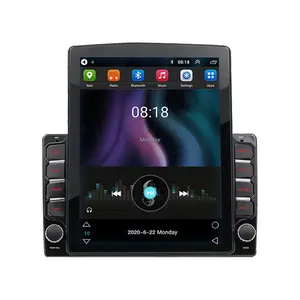 2Din เครื่องเล่นดีวีดีในรถยนต์วิทยุ FM ในรถยนต์ระบบนำทาง Android GPS รองรับบลูทูธ Wi-Fi หน้าจอสัมผัส1080P HD IPS 9/10นิ้ว