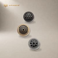HONMEO Kancing Thobe Muslim Model Bintang Delapan 12mm, Kancing Tekan, Paduan Seng Custom, Kandura Abaya, Pabrik OEM