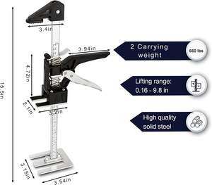 Alat pengatur tinggi ubin keramik Multifungsi, pengangkat furnitur 15.5 inci lengan <span class=keywords><strong>Jack</strong></span> hemat tenaga kerja - Product Image 2