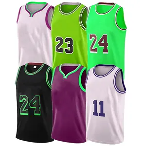 Custom Men Reversible Basketball Uniform for Men Set Jersey Basketball Wear Sublimation Mesh Blank Basketball Jersey