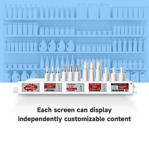 MinewTag MZ5021 Etiqueta Electrónica de Estante de 5 Pantallas de 2.13 Pulgadas y 4 Colores, Sistema de Pantalla Digital E-ink con BLE 5.0, Certificación CE/FCC/ROHS - Product Image 6