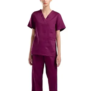 Cheap and best selling nursing uniforms nurse medical scrubs design for hospital