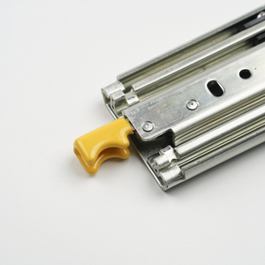 Riel para muebles de cocina de 76mm, Canal telescópico, rodamiento de bolas de extensión completa de 3 pliegues, deslizamiento de rodamiento de gabinete - Product Image 5