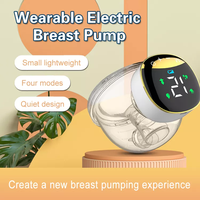 Tire-lait portable électrique intelligent Affichage LED Portable Bébé Mamelon Silence Ventouse Alimentation Lait Demi-boule Bouteilles